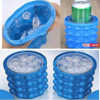 4E[N3046] DỤNG CỤ LÀM ĐÁ VIÊN THÊM TRONG NGĂN ĐÁ KIÊM LY UỐNG NƯỚC BK43