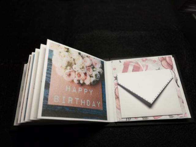 Mini scrapbook _ Happy Birthday theme _ album ảnh sinh nhật