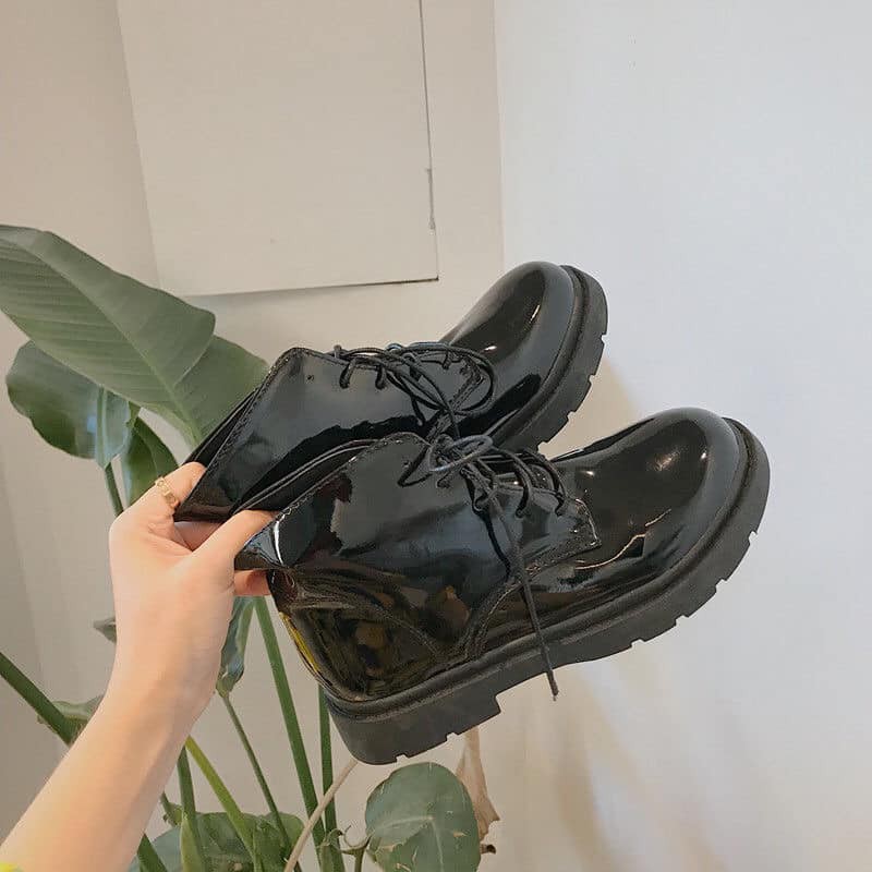 Bốt Cao Cổ Buộc Dây đế 3cm order Ulazzang | BigBuy360 - bigbuy360.vn