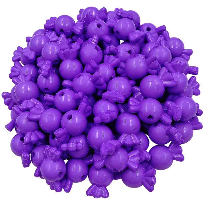 Set 30 Hạt Nhựa Acrylic Nhiều Màu Kích Thước 22x12mm Làm Trang Sức Thủ Công