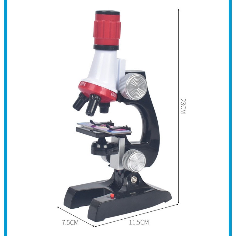 Bộ kính hiển vi quang học đồ chơi cho bé - Kính hiển vi 1200x