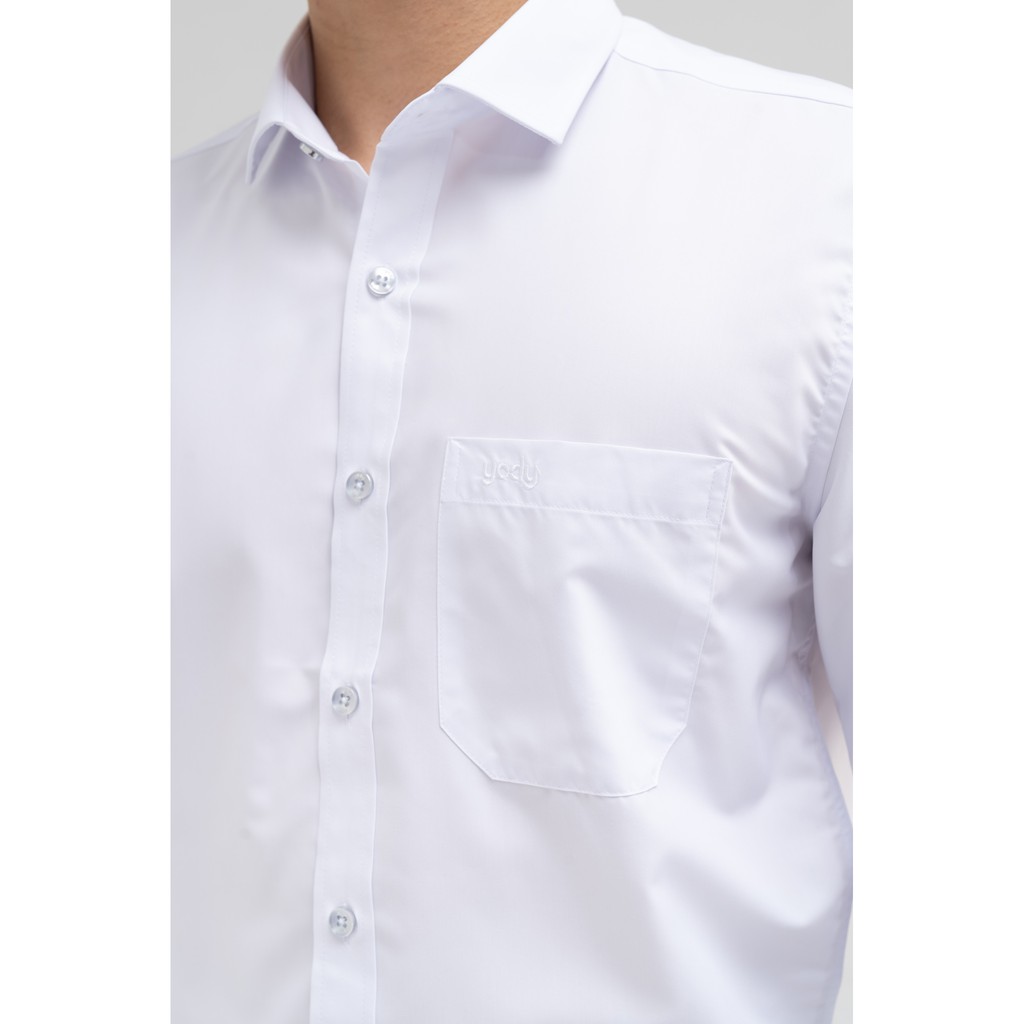 Áo sơ mi YODY Nam dài tay kiểu dáng classic có túi không nhăn SPM4003 | BigBuy360 - bigbuy360.vn
