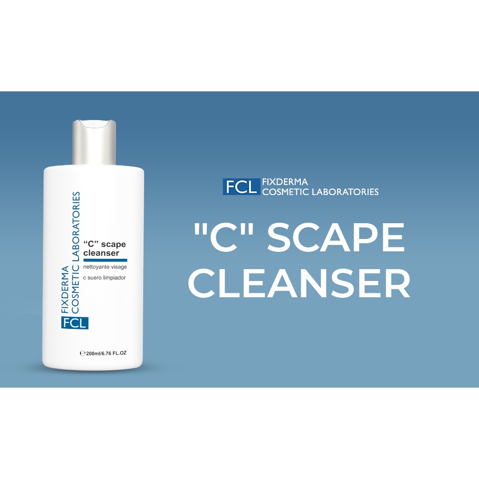 Sữa rửa mặt chống oxy hóa làm sáng da FIXDERM FCL C SCAPE CLEANSER 200ml