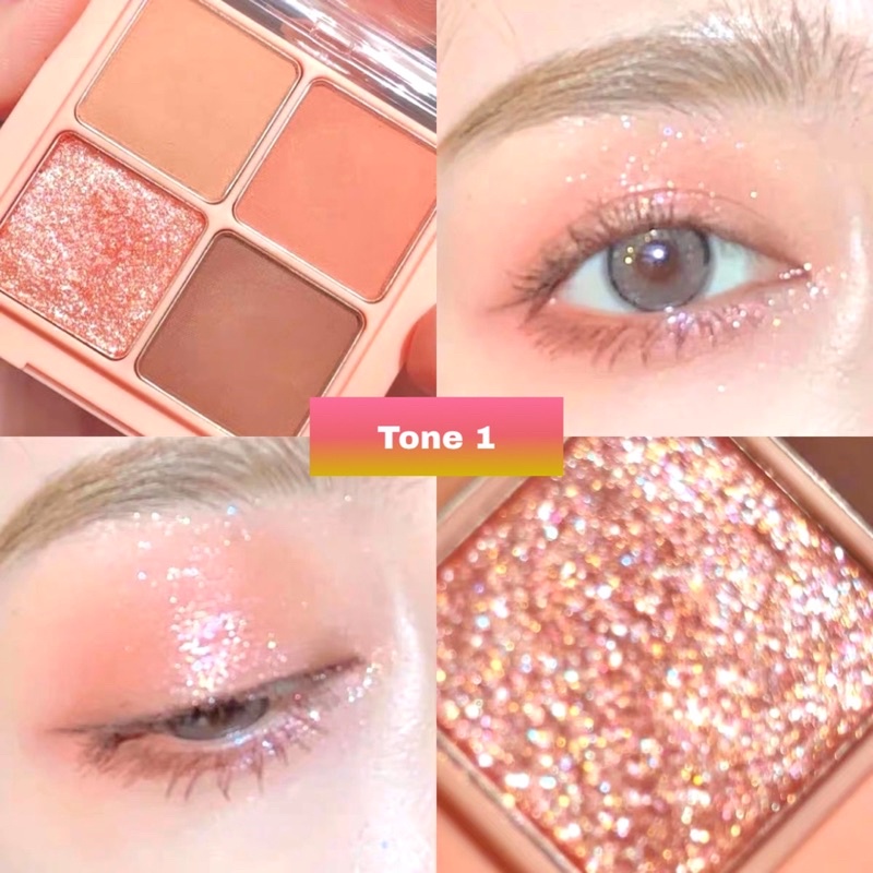Phấn Mắt 4 Ô Dikalu Coco Venus