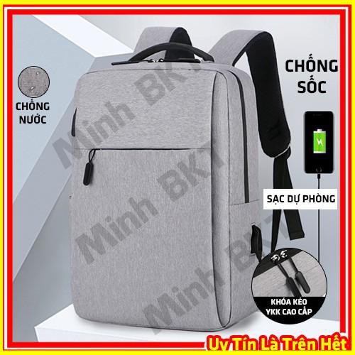Balo Laptop, Cặp Đựng Laptop 15.6 inch Đẹp Và Chống Sốc Dùng Đi Làm Đi Chơi Đi Du Lịch Minh BKT