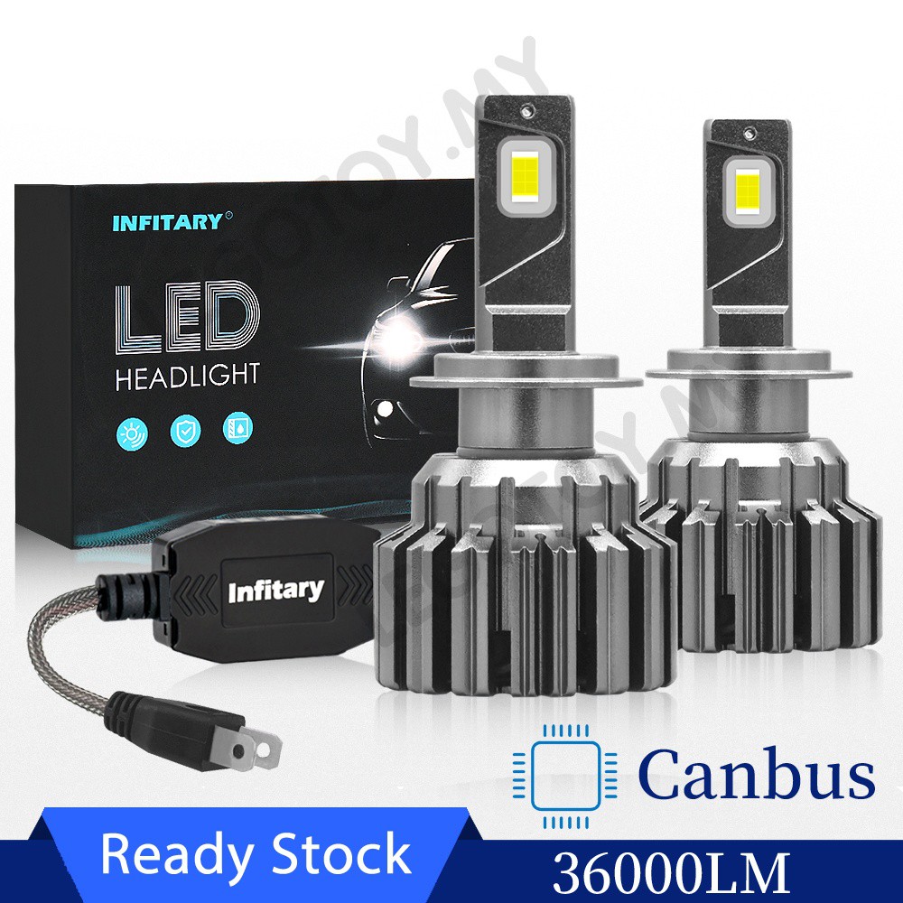 Đèn Pha Led 36000LM H7 H1 H11 9005 HB3 9006 HB4 H4 9012 Siêu Sáng Cho Ô Tô