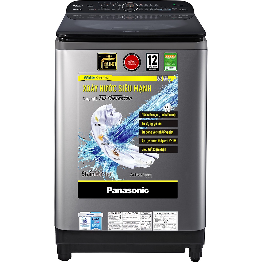 Máy giặt Panasonic cửa trên 11.5kg NA-FD11AR1GV Điện Máy Hải Đăng HN