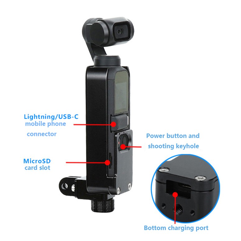 Vỏ hợp kim nhôm cho DJI Osmo Pocket | BigBuy360 - bigbuy360.vn