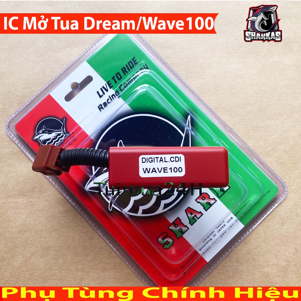 IC Shark Độ Mở Tua Máy Cực Mạnh Honda Wave100, Dream, Sirius 50cc, Galaxy50cc
