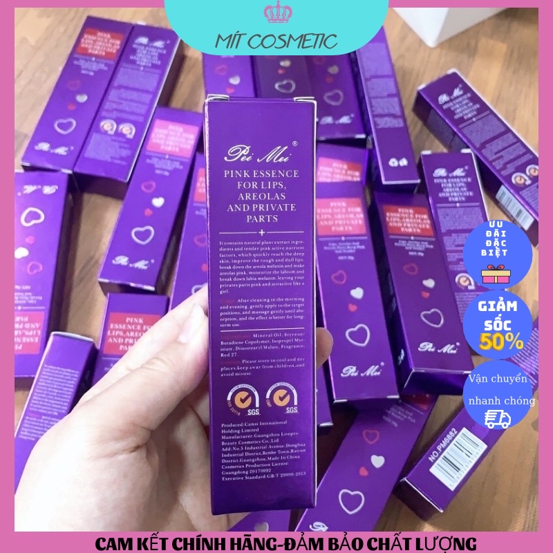 Gel Mờ Thâm Làm Hồng Nhũ Hoa Vùng Kín Peimei