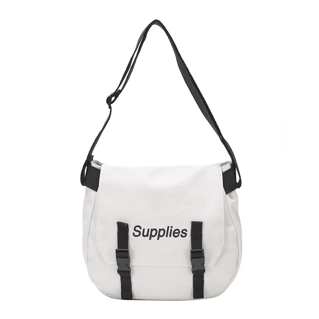 Túi đeo chéo ulzzang Supplies Hàn quốc (có sẵn, hình thật)