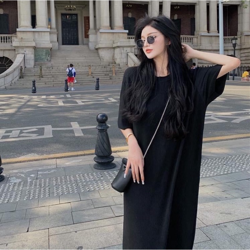 ĐẦM TĂM GÂN SUÔNG CAO CẤP CHO BẦU PHOM suông co GI