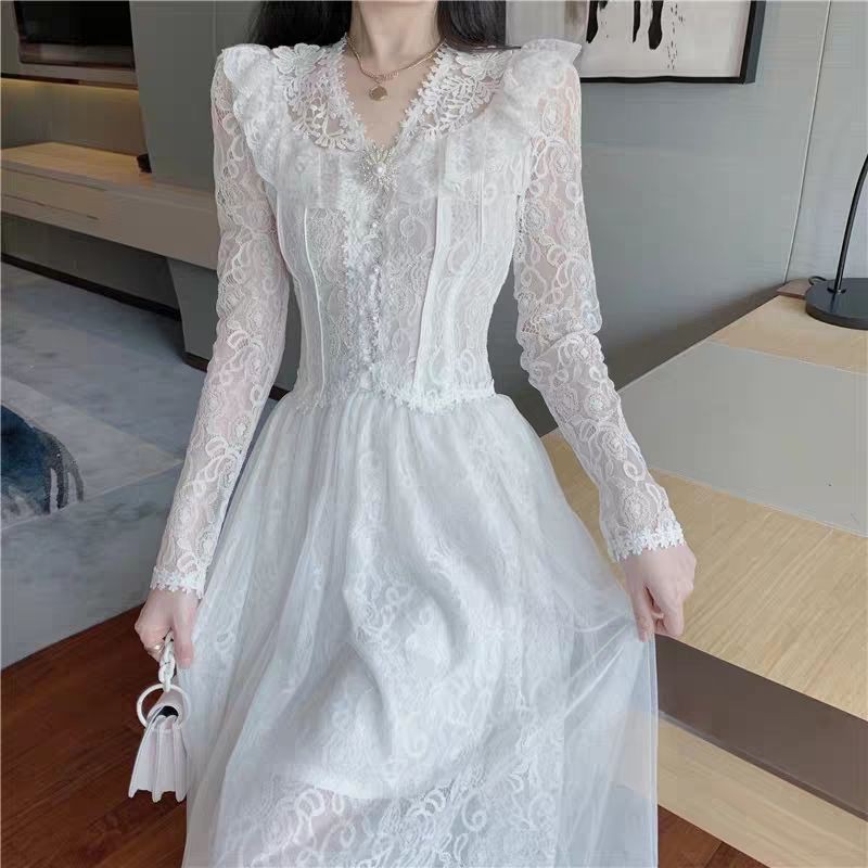 🎀order 2-3 tuần🎀 set váy ren cao cấp