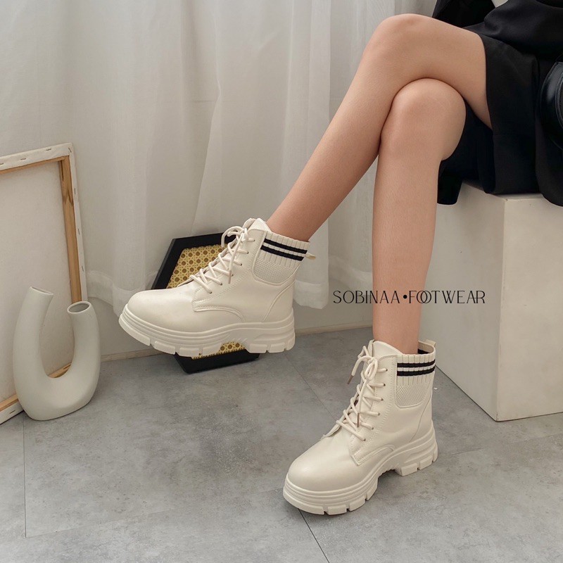 Giày boots thun siêu xinh
