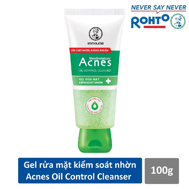 Gel rửa mặt kiểm soát nhờn Acnes Oil Control Cleanser 100g