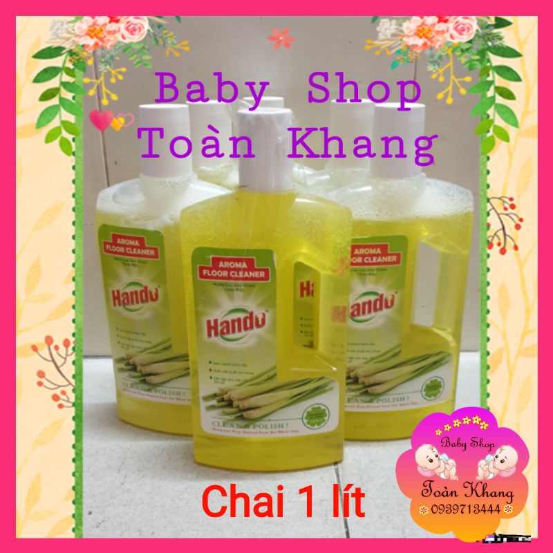Nước lau sàn loại đậm đặc Hando 1 lít diệt khuẩn