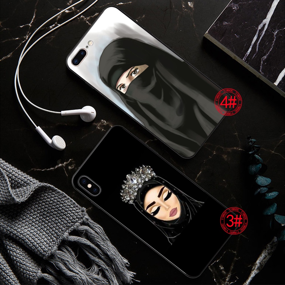 Ốp lưng mềm in hình phụ nữ Hồi giáo cho Samsung A5 2016/A6 2018/A7/A8 Plus 2018/A9