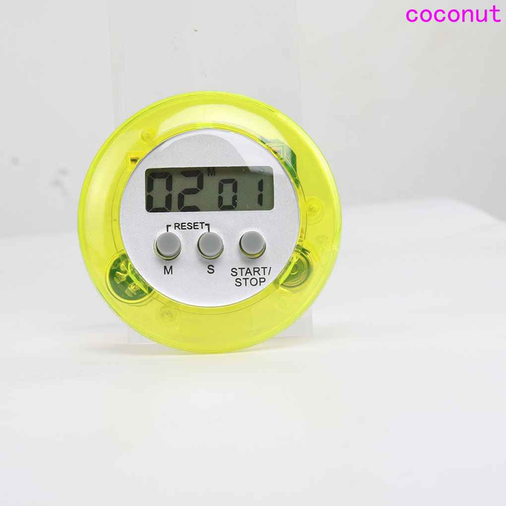 LCD Digital Kitchen Calculagraph Countdown Magnetic Timer Back Stand Cooking Time Count UP Alarm Clock