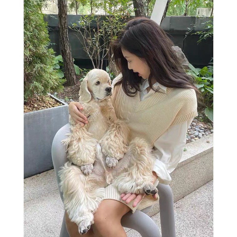 Lea - Áo gile Jennie kèm ảnh thật