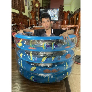 Bể bơi 4 tầng siêu dai cho bé(KT 140*100*70cm và 100x60cm)