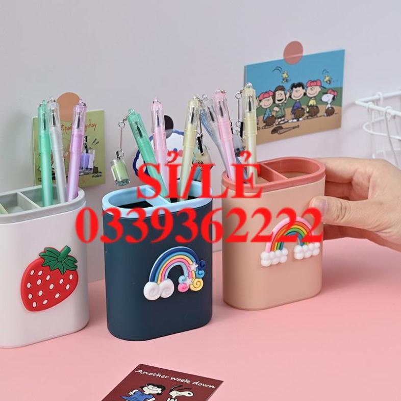 [ HAIANHSHOP ] Hộp đựng bút đáng yêu - Ống đựng bút để bàn đa năng phong cách Hàn Quốc Duashop &gt;