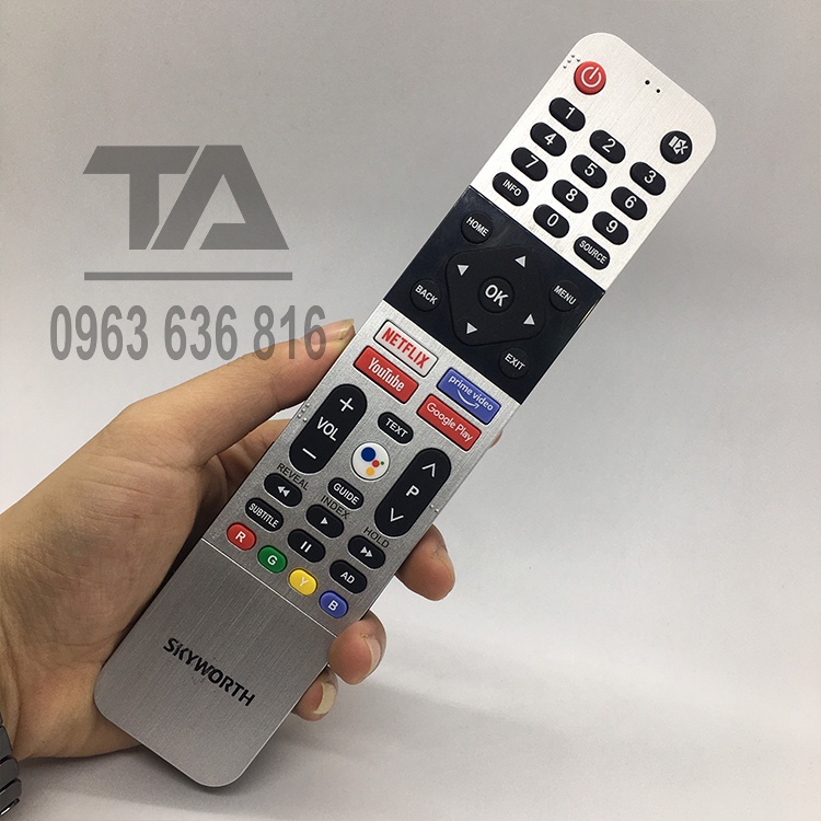 Remote Điều khiển tivi SKYWORTH giọng nói - HÀNG CHÍNH HÃNG