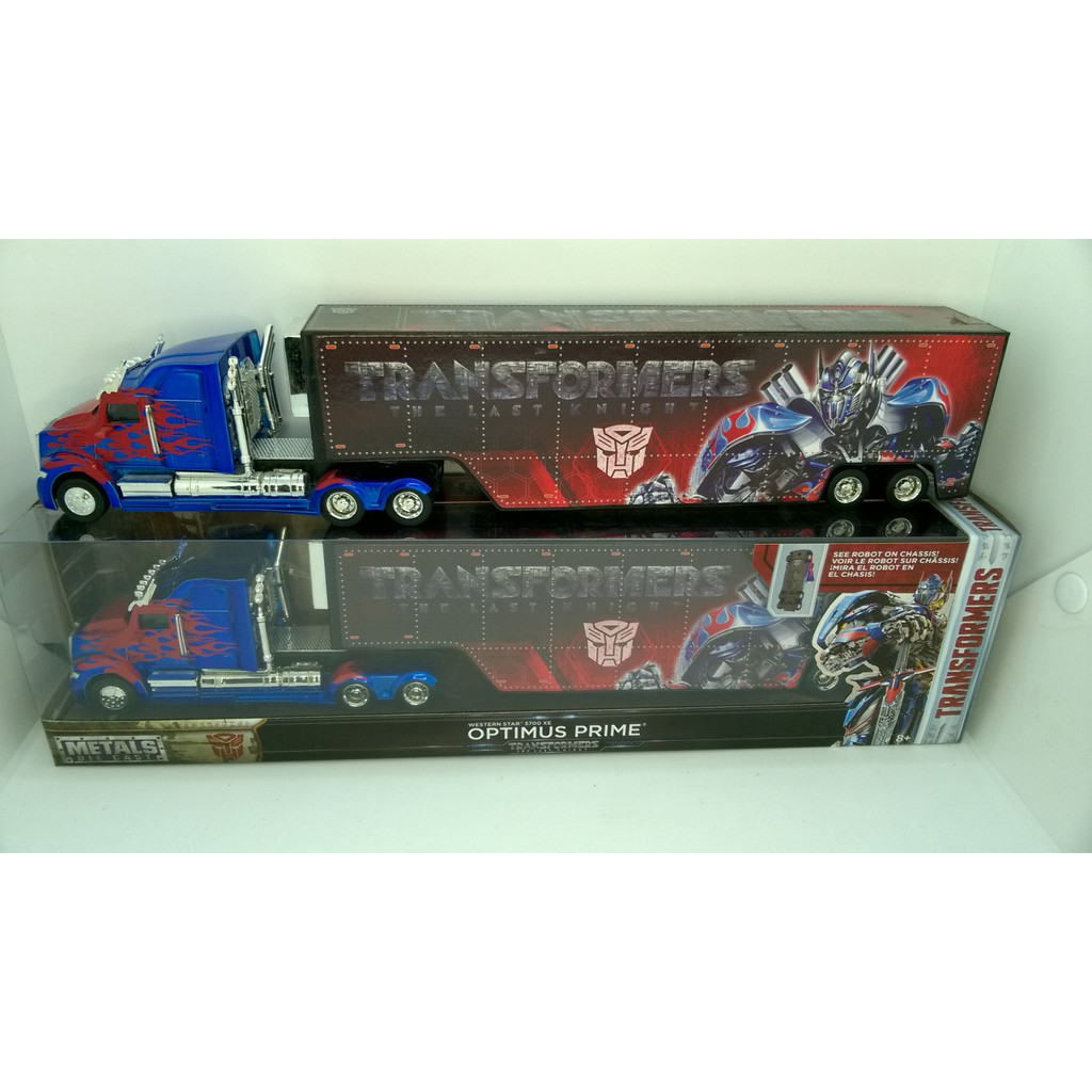 Xe mô hình Optimus Prime container đầu kéo  - Jada- mới 100% 1/64 dài