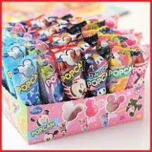 Kẹo mút vị trái cây hình Mickey- Glico Lollipop PopCan Mix