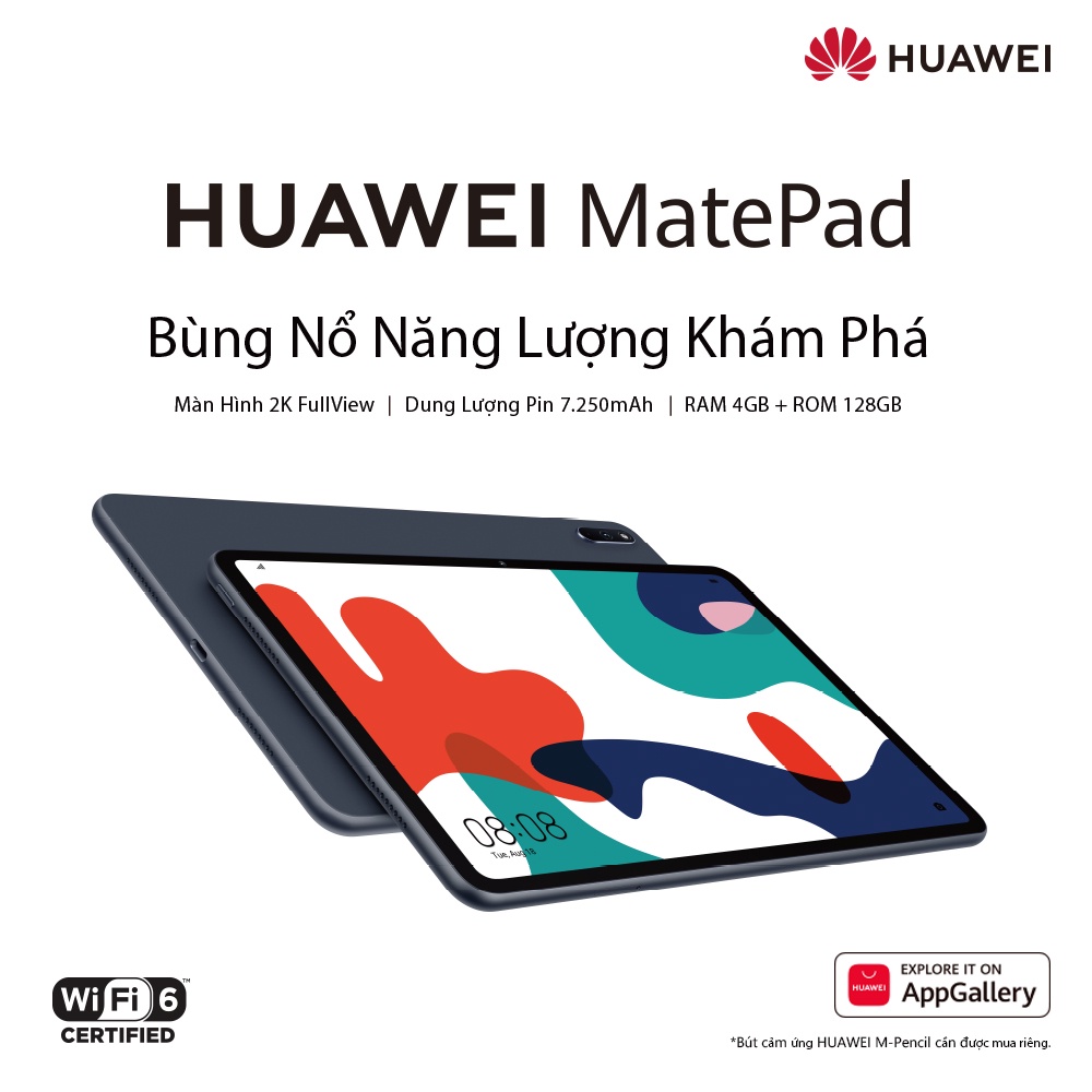 Máy Tính Bảng Huawei Matepad | Màn Hình 2K Fullview | Hiệu Suất Mạnh Mẽ | Âm Thanh Vòm Sống Động