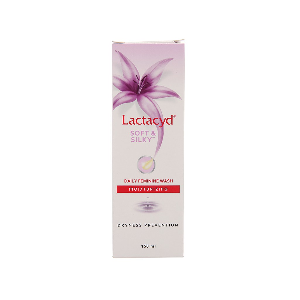 Dung dịch vệ sinh phụ nữ Lactacyd Soft &amp; Silky (150ml)