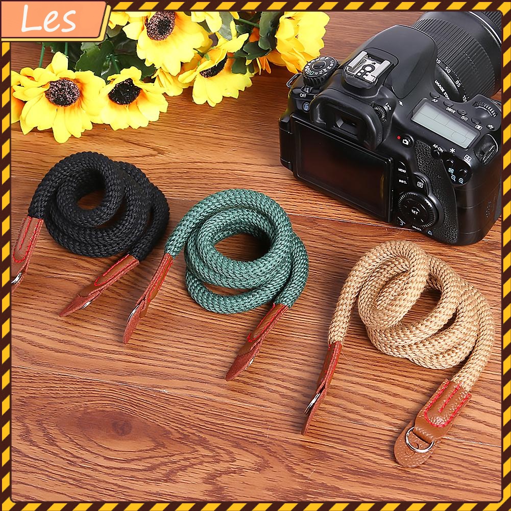 Dây đeo vai/đeo cổ bằng cotton thoáng khí 100cm dành cho máy ảnh