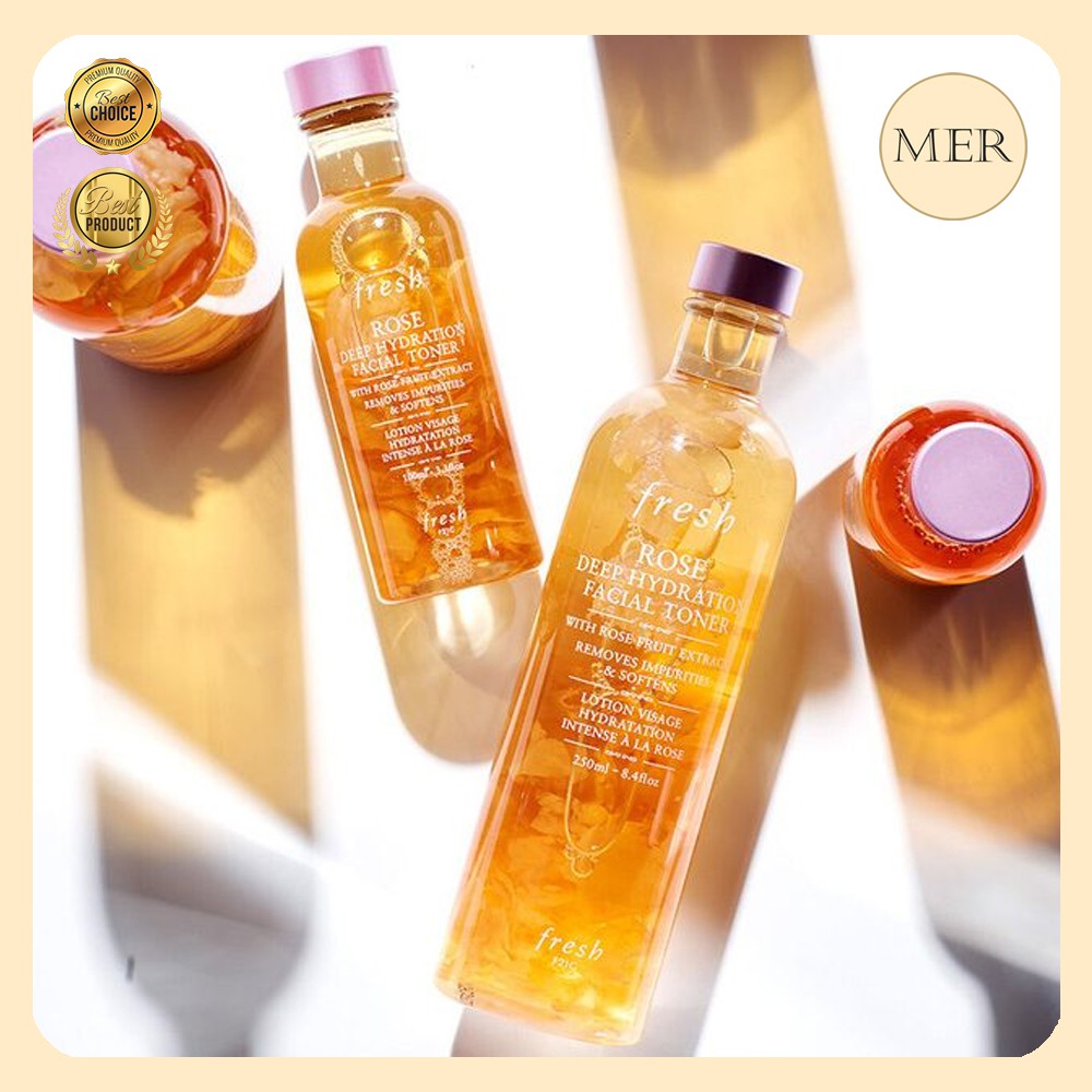 [Toner Fresh]Nước Cân Bằng Da Giữ Ẩm Chuyên Sâu - Fresh Rose Deep Hydration Facial Toner 250ml | BigBuy360 - bigbuy360.vn