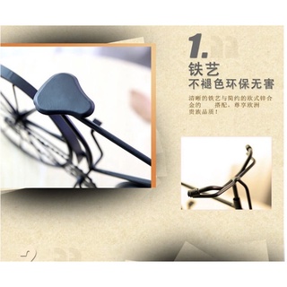 Đồng hồ để bàn decor hình xe đạp