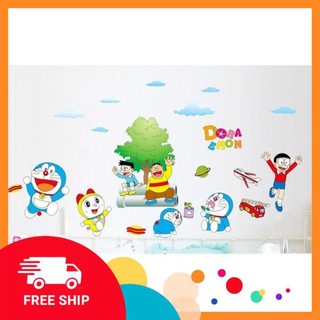 ⚡️𝗙𝗥𝗘𝗘𝗦𝗛𝗜𝗣⚡️ Decal dán tường Doremon