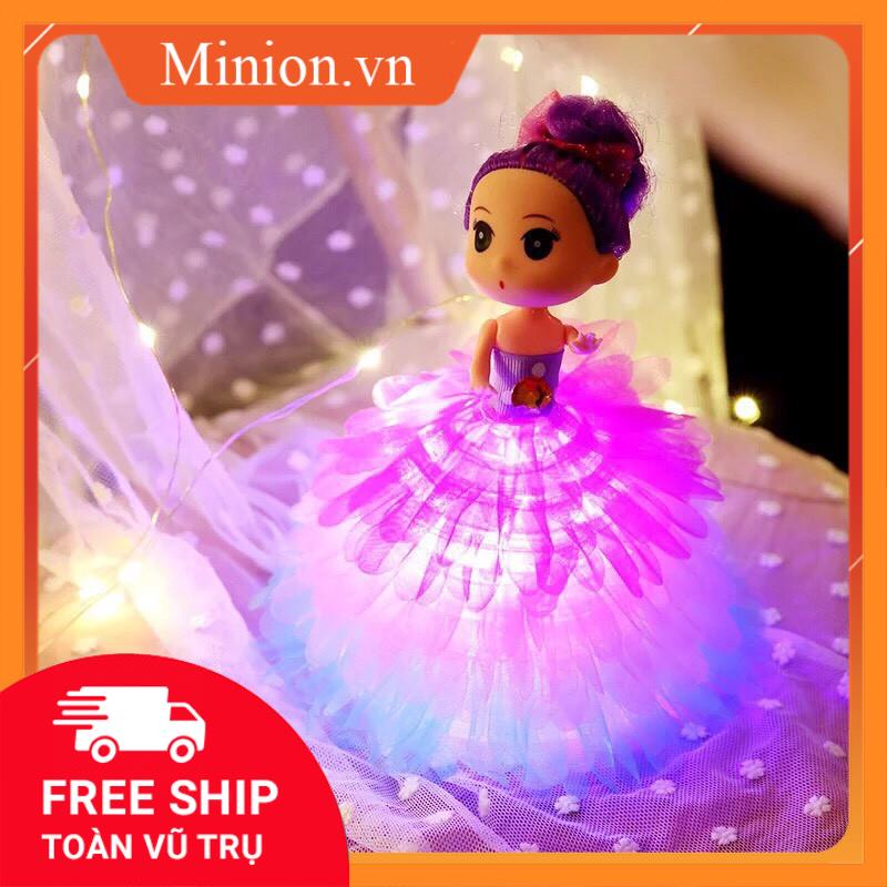 BÚP BÊ CHIBI - Đèn flash phát sáng - Có sẵn pin - Đồ chơi bé gái