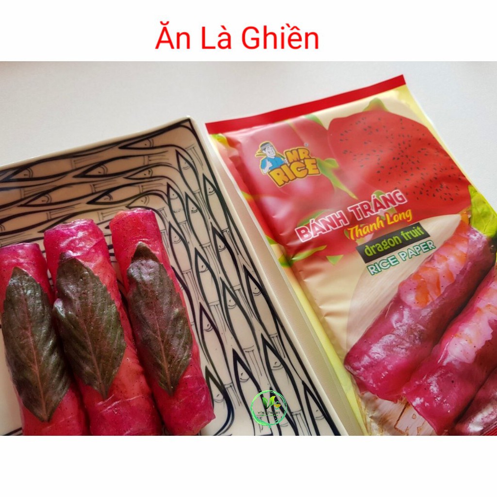 Bánh tráng🌿Thanh long🌿 Bánh tráng nhúng làm 100% từ Thanh Long/200G/Gỏi cuốn thanh long /Hàng Việt Nam xuất khẩu