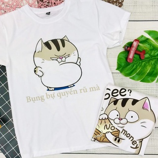 Áo thun in hình Mèo Ú Ami dễ thương cho bé trai bé gái