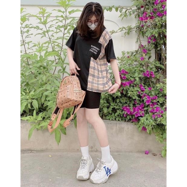 [NEW] Bộ áo phông form rộng mix quần legging lửng - Set 2 món áo quần mặc mùa hè tôn dáng