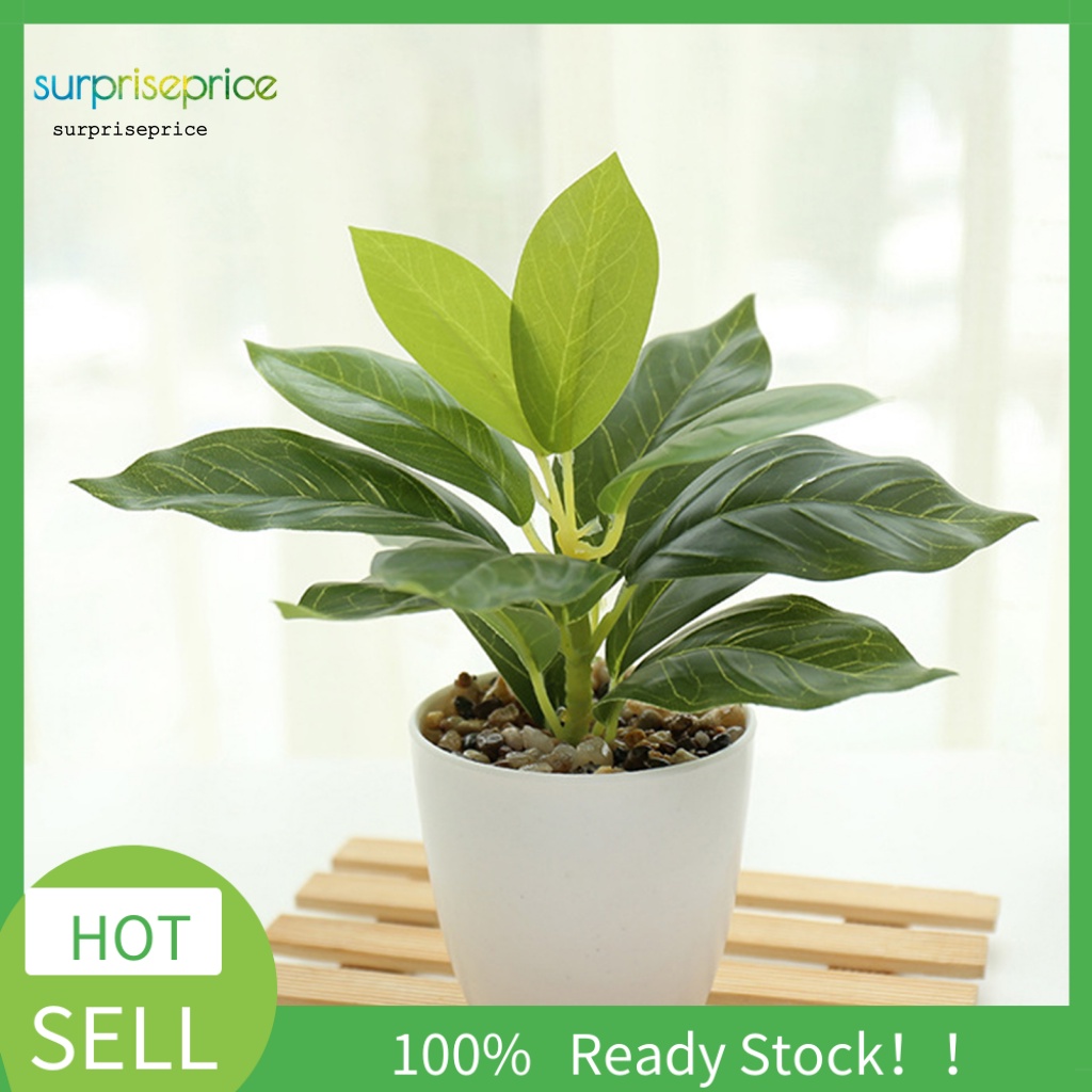 Chậu Cây Cảnh Nhân Tạo Sống Động Dùng Trang Trí Nhà Cửa/ Tiệc Cưới