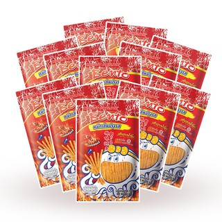 Mực Bento Nhúng Sốt Cay dạng Sợi (6g x 12 gói