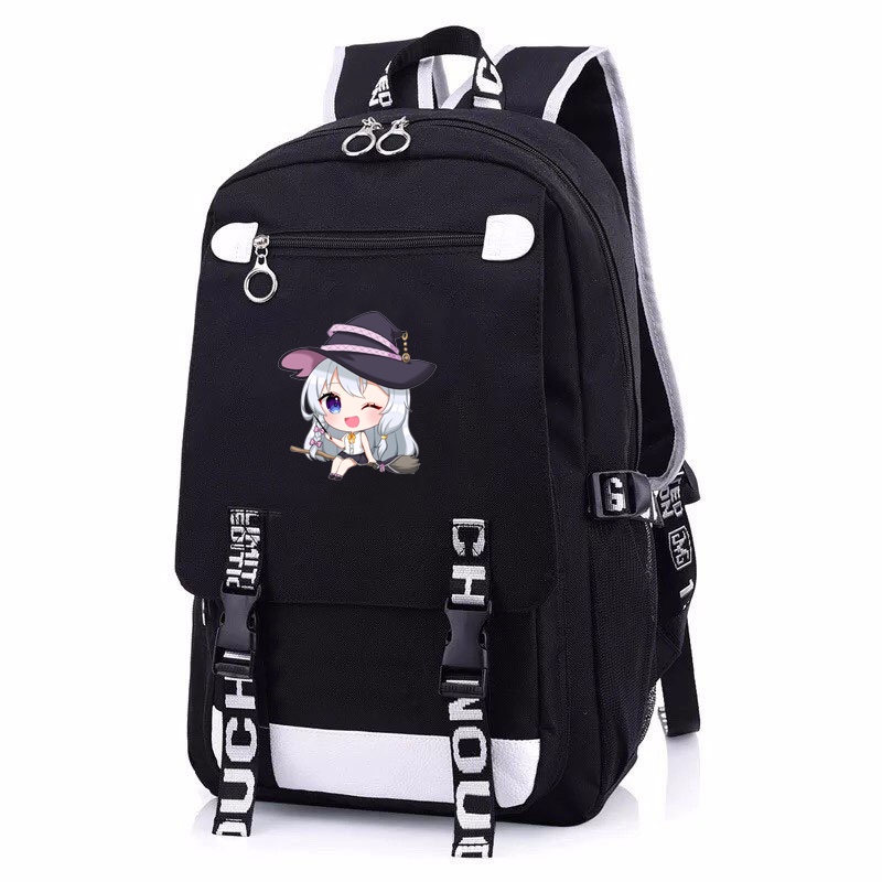 Balo nam nữ in hình HÀNH TRÌNH CỦA ELENA chibi anime cặp sách đi học
