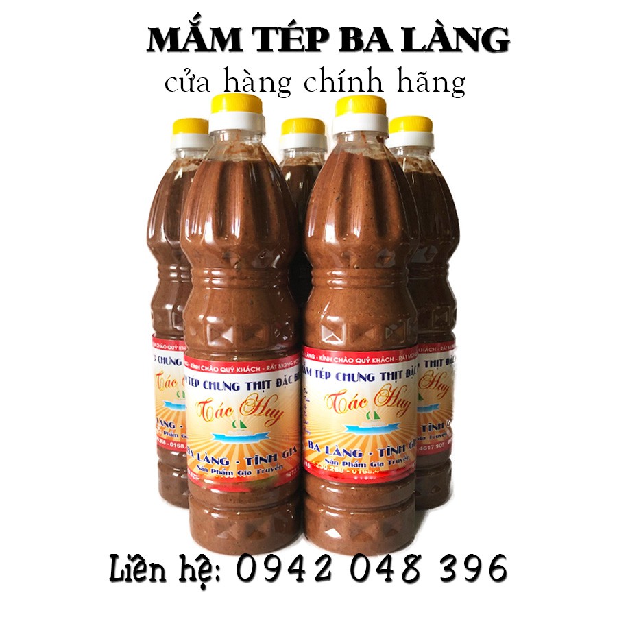 Mắm tép Ba Làng Thanh Hoá loại ngon 1 lít