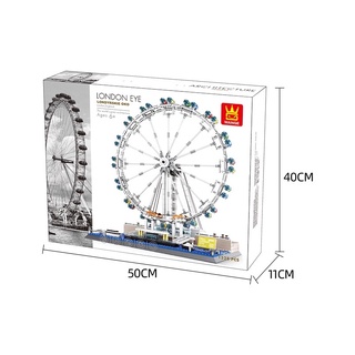 Lắp Ráp Mô Hình Architecture - Wange 6215 ( Xếp hình vòng xoay khổng lồ 1528 mảnh ghép )