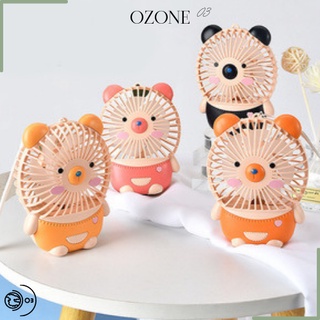 Quạt mini tích điện cầm tay hình gấu siêu dễ thương