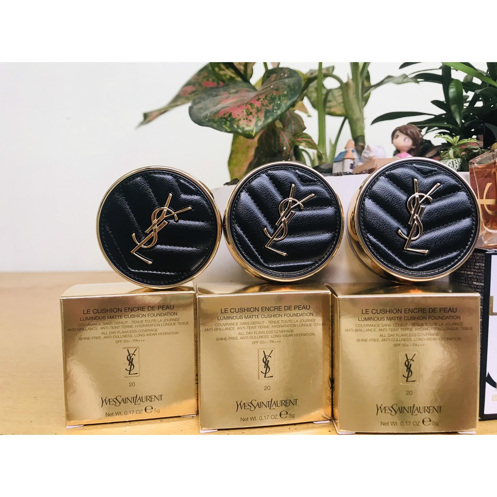 Phấn Nước YSL Le Cushion Encre De Peau Luminous Matte Cushion Foundation Spf 50 - Tone 20 mini 5g | BigBuy360 - bigbuy360.vn
