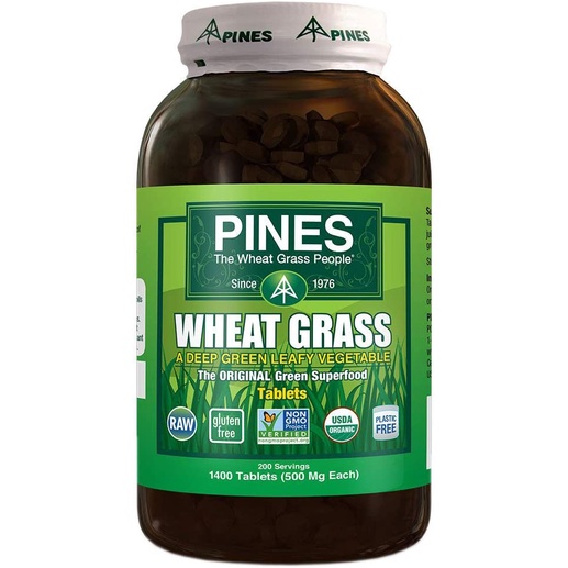 Viên cỏ lúa mì hữu cơ Pines Wheatgrass 1400 viên