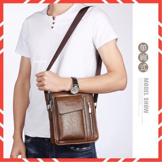 Túi đeo chéo da nam & nữ cao cấp 💥Ipad WEIXIER💥Túi bao tử da loại tốt