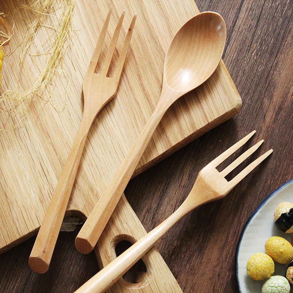 YIYU Muỗng Gỗ Thân Thiện Với Môi Trường