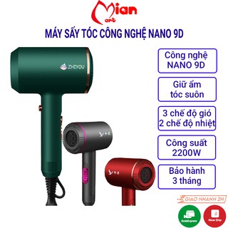 Máy sấy tóc nano Zhiyou 6 chế độ sấy 2 chiều nóng lạnh mới 2021- Mian Mart