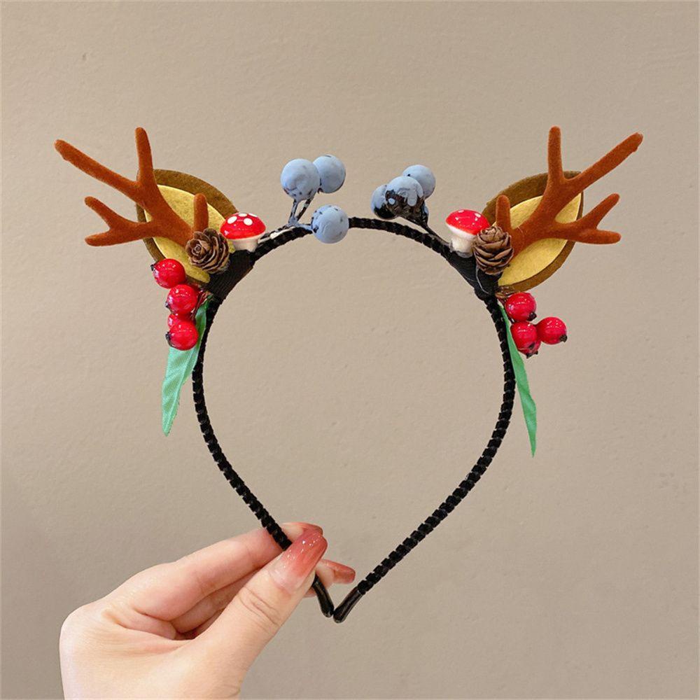WATTLE Kẹp Tóc Hình Sừng Tuần Lộc Giáng Sinh